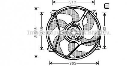 Вентилятор AVA COOLING CN 7530 (фото 1)