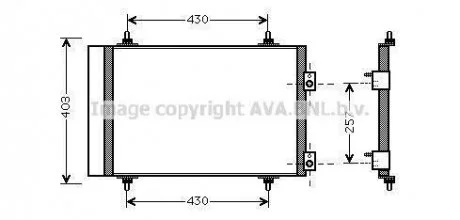 Конденсатор, кондиционер AVA COOLING CNA5240D (фото 1)