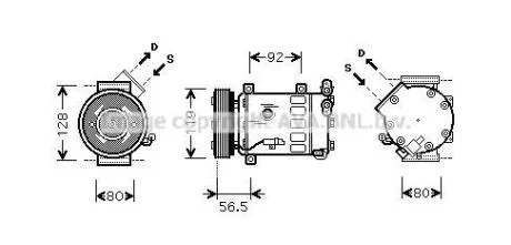 Компресор кондиціонера AVA COOLING CNAK242