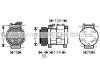 Компрессор кондиционера CHRYSLER 300M/ CHRYSLER VOYAGER (AVA) AVA COOLING CRAK062 (фото 1)