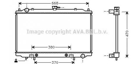 Радиатор охлаждения AVA COOLING DN 2189