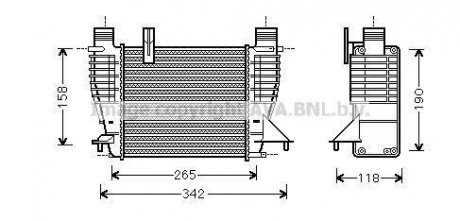 Интеркулер AVA COOLING DNA4356