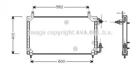 Радіатор кодиціонера AVA COOLING DW5006