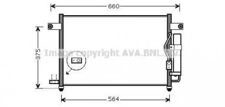 Радіатор (AVA) AVA COOLING DW5049D