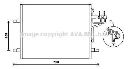 Конденсатор, кондиціонер AVA COOLING FDA5483