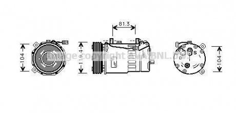 Компресор AVA COOLING FDAK321 (фото 1)