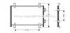Радіатор кондиціонера Citroen Jumper/Peugeot Boxer/Fiat Ducato (02-) AVA AVA COOLING FTA5302 (фото 1)