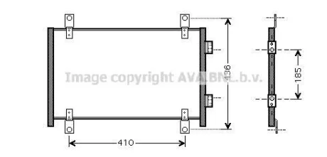 Радіатор кондиціонера Citroen Jumper/Peugeot Boxer/Fiat Ducato (02-) AVA AVA COOLING FTA5302