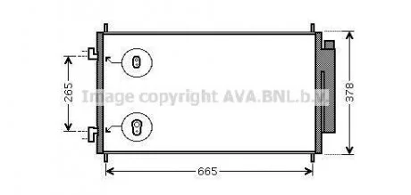 Радиатор кондиционера (выр-во AVA) AVA COOLING HD5214D