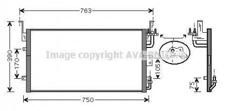 Конденсатор, кондиционер AVA COOLING HY5083