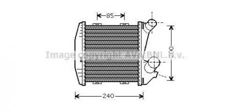 Интеркулер AVA COOLING MCA4004