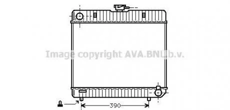 Радиатор охлаждения AVA COOLING MS 2042