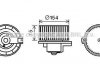 Вентилятор отопителя салона Mercedes-Benz ML (W163) (97-06) AVA AVA COOLING MS8620 (фото 1)