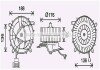 Вентилятор отопителя салона Mercedes-Benz S-class (W220) (98-05) (MS8689) AVA