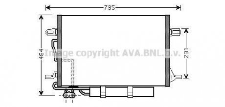 Радіатор AVA COOLING MSA5307D