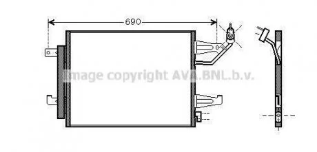 Конденсатор, кондиционер AVA COOLING MTA5177D