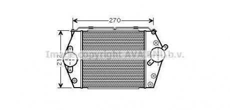 Интеркулер AVA COOLING MZ4188