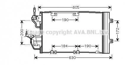 Конденсатор, кондиціонер AVA COOLING OL5454D