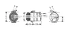 Компрессор кондиционера Opel Astra G (99-), Zafira (99-) 2.0Di, 2.2DTi (OLAK358)
