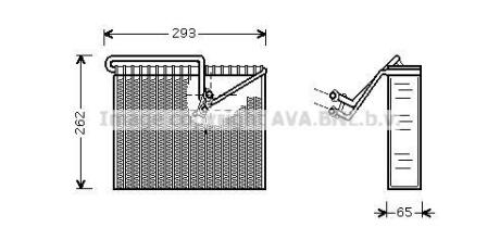 Випарник,Кондиціонер AVA COOLING OLV372