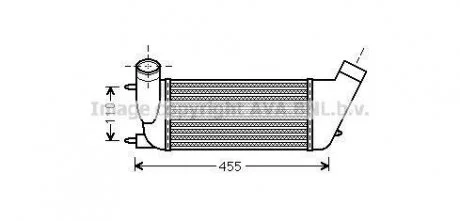 Интеркулер AVA COOLING PEA4347