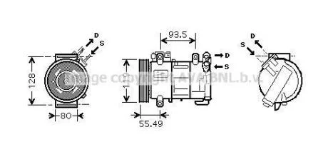 Компресор кондицiонера AVA COOLING PEAK315