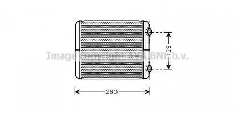 Теплообменник, отопление салона AVA COOLING RT6344