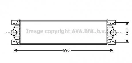 Интеркулер AVA COOLING RTA4359