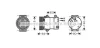 Компрессор кондиционера Renault Megane II, Scenic II (03-) 1.9DCi, 2.0i (RTAK429