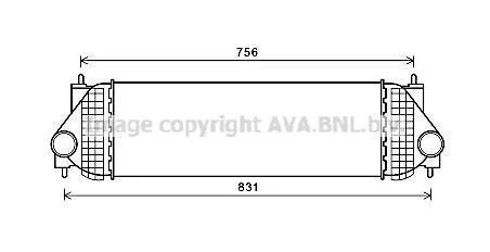 Інтеркулер AVA COOLING SZA4134