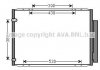 Радіатор кондиціонера LEXUS RX II (03-) 350 (AVA) AVA COOLING TO5573D (фото 1)