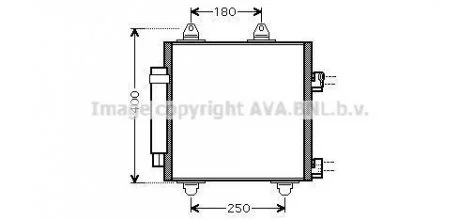 Конденсатор, кондиционер AVA COOLING TOA5414D