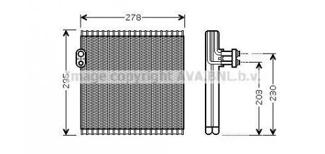 Компресор Camry 01/06- AVA COOLING TO V485