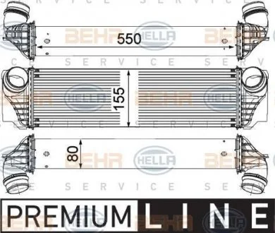 Радиатор охлаждения двигателя BEHR 8ML376746401