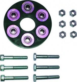 Original - Еластична муфта MB W201, W124, W202,W210 82-99 kit with bolts BIRTH 5295 (фото 1)