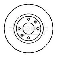 - Диск гальмівний (2 шт) Cit.C5,Xsara.Peu.207,307.00- BORG & BECK BBD4246
