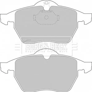 - Гальмівні колодки до дисків Vaux Vectra 95- Saab 900 93- BORG & BECK BBP1444