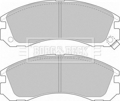 Комплект гальмівних колодок, дискове гальмо BORG & BECK BBP1449 (фото 1)