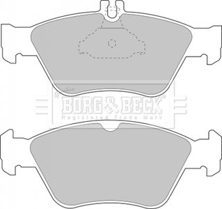 - Гальмівні колодки до дисків Mercedes C/E class 94- BORG & BECK BBP1454 (фото 1)