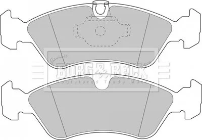 - Гальмівні колодки до дисків Vauxhall Vectra/cavalier 88- BORG & BECK BBP1474