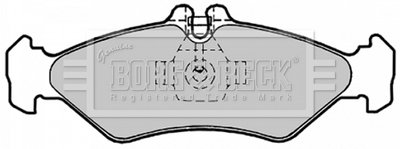 - Гальмівні колодки до дисків Mercs Sprinter/VW LT 95-06 BORG & BECK BBP1491 (фото 1)