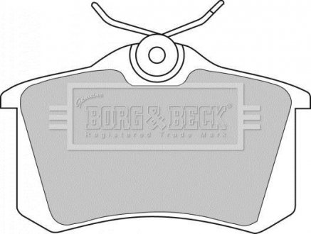 - Гальмівні колодки до дисків Audi/Peu/Seat/VW 81-04 BORG & BECK BBP1542 (фото 1)