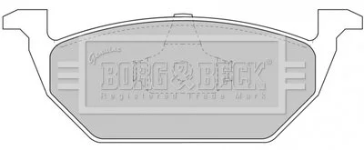- Гальмівні колодки до дисків Audi A3 96-, VW Bora, Golf IV BORG & BECK BBP1618