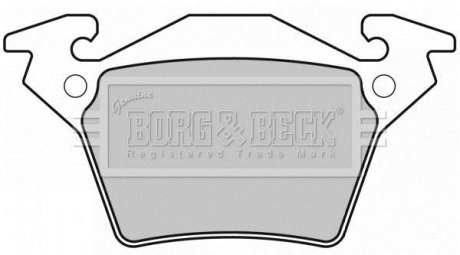 - Гальмівні колодки до дисків Mercedes V Class 1996- BORG & BECK BBP1670 (фото 1)