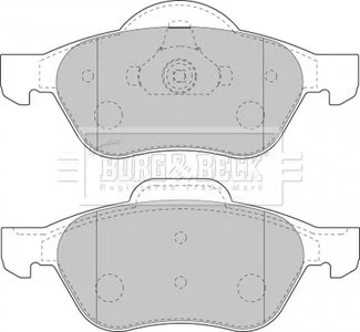 - Гальмівні колодки до дисків "Renault Laguna (15"" rim) 01-" BORG & BECK BBP1806