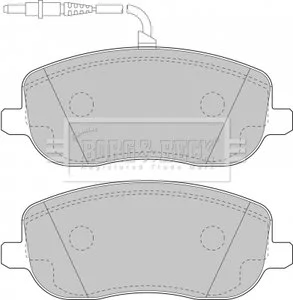 - Гальмівні колодки до дисків Citroen C8, 807, Ulysse 02- BORG & BECK BBP1826