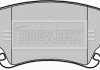 - Гальмівні колодки до дисків VW Transporter 02/03-11/09 BORG & BECK BBP1930 (фото 1)
