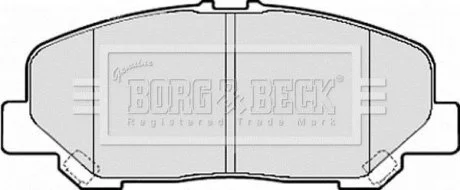 - Гальмівні колодки до дисків TOYOTA BORG & BECK BBP2082