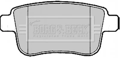 - Гальмівні колодки до дисків Renault Kangoo 1.5,1.6 06/09- BORG & BECK BBP2185
