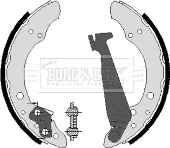 Гальмівні колодки BORG & BECK BBS6213 (фото 1)